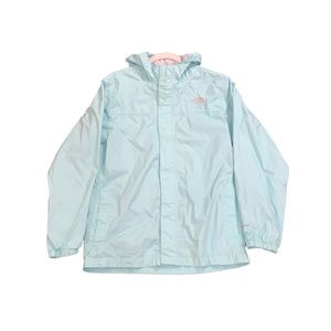SALE! North Face Rain Jacket Mint Green Girl's Size XL